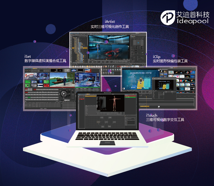 三維數字內容制作及可視化交互工具集 引領未來的數字內容制作服務